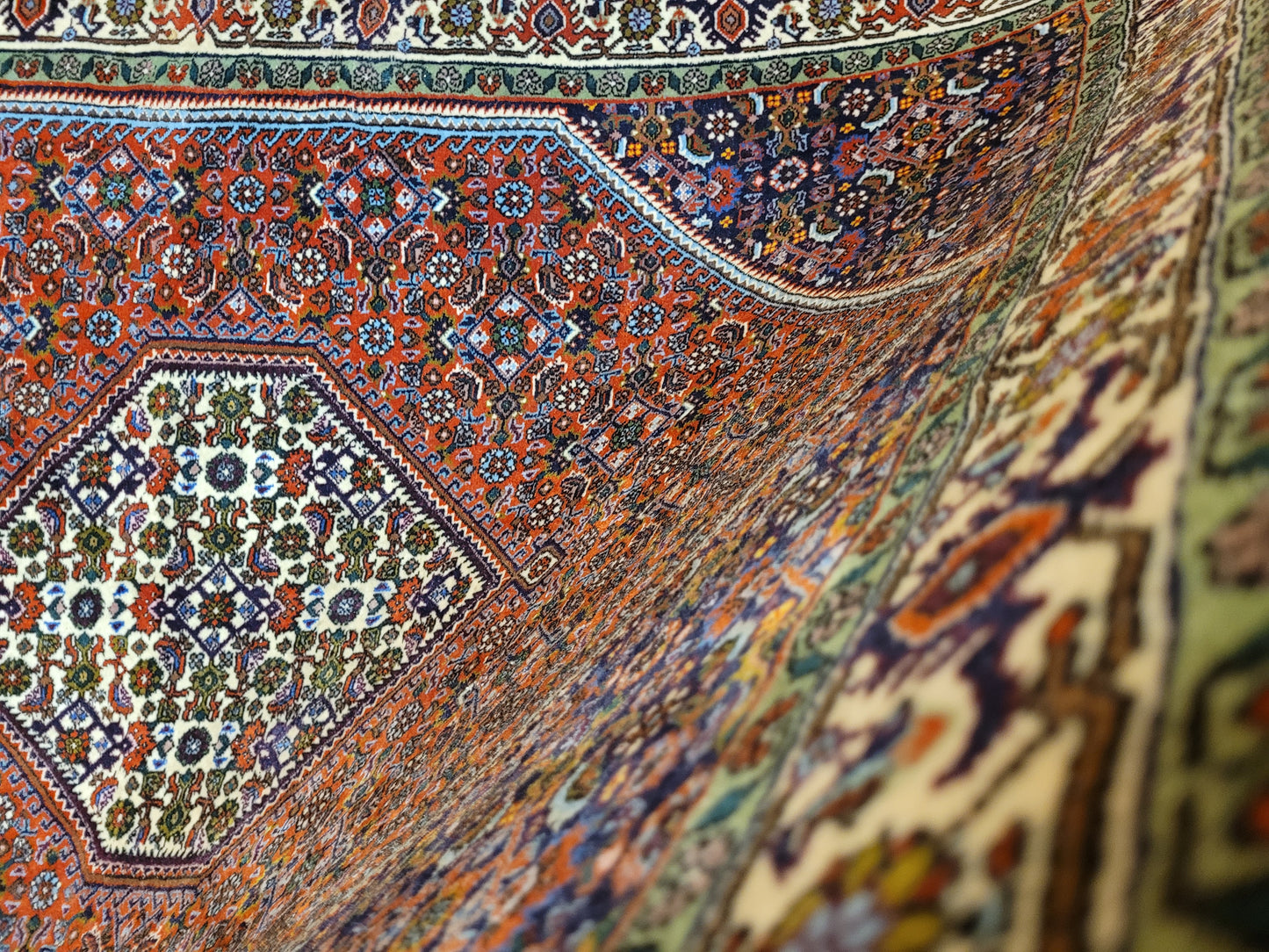 Bidjar Teppich kräftige Wolle geometrisches Medaillon