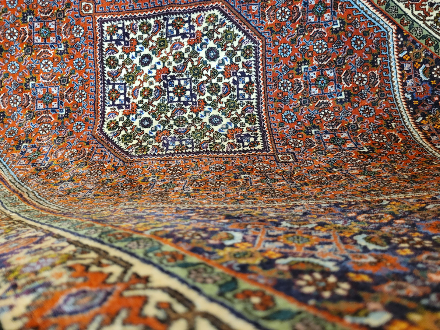 Bidjar Teppich kräftige Wolle geometrisches Medaillon