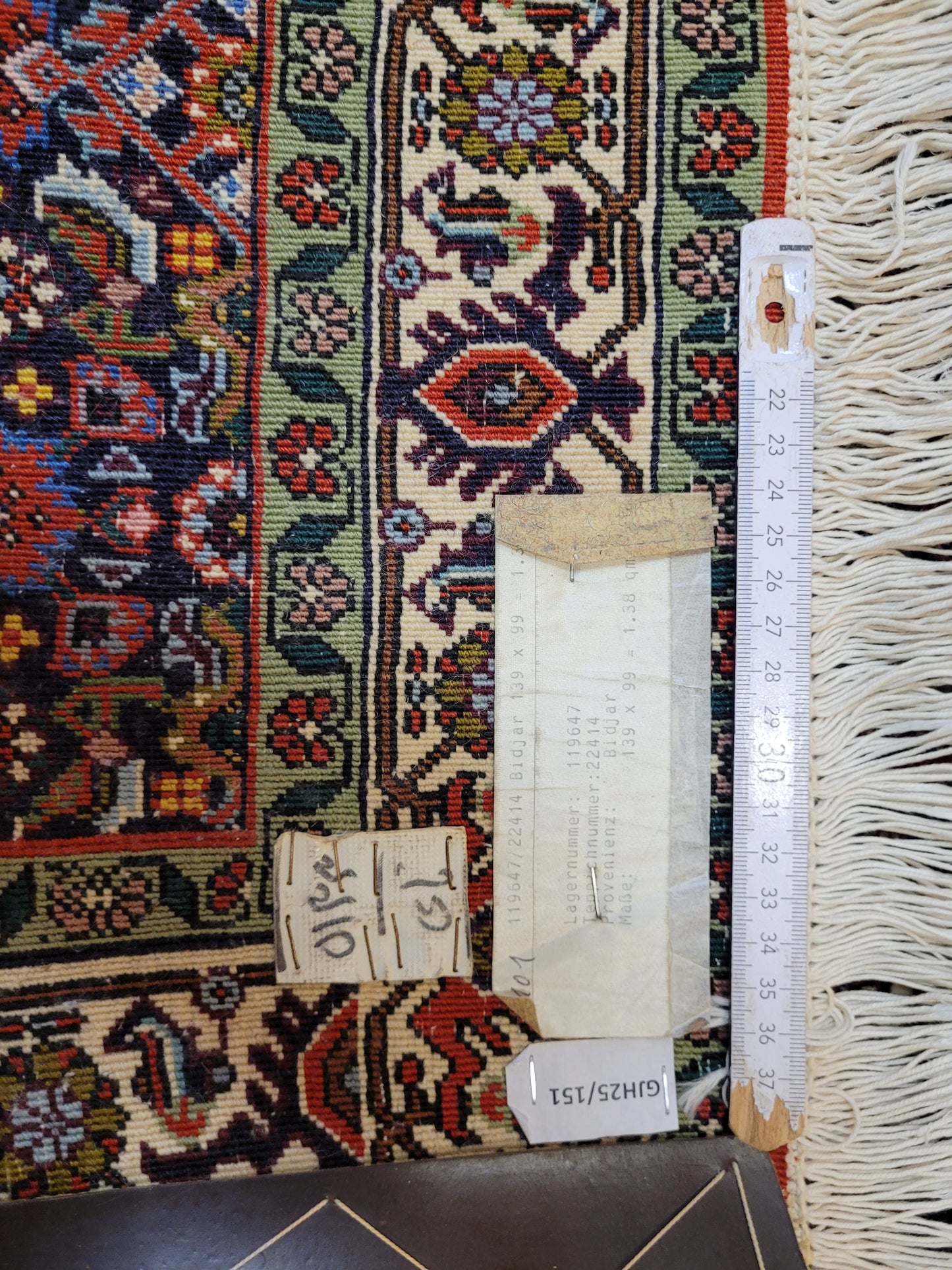 Bidjar Teppich kräftige Wolle geometrisches Medaillon