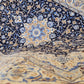 Nain Teppich Korkwolle mit Seide Medaillon feine Knüpfung