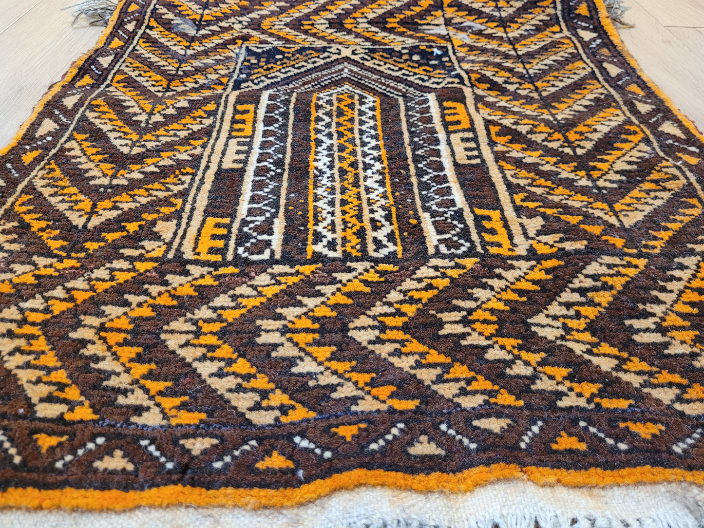 Belutsch Teppich Wolle geometrisches Muster