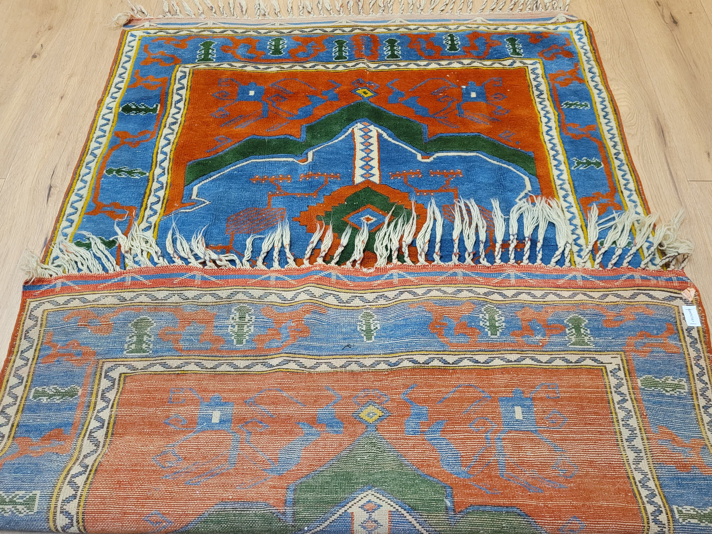 Kazak Teppich Wolle geometrisches Medaillon traditionell