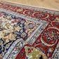 Isfahan Teppich Korkwolle und Seide feine Knüpfkunst