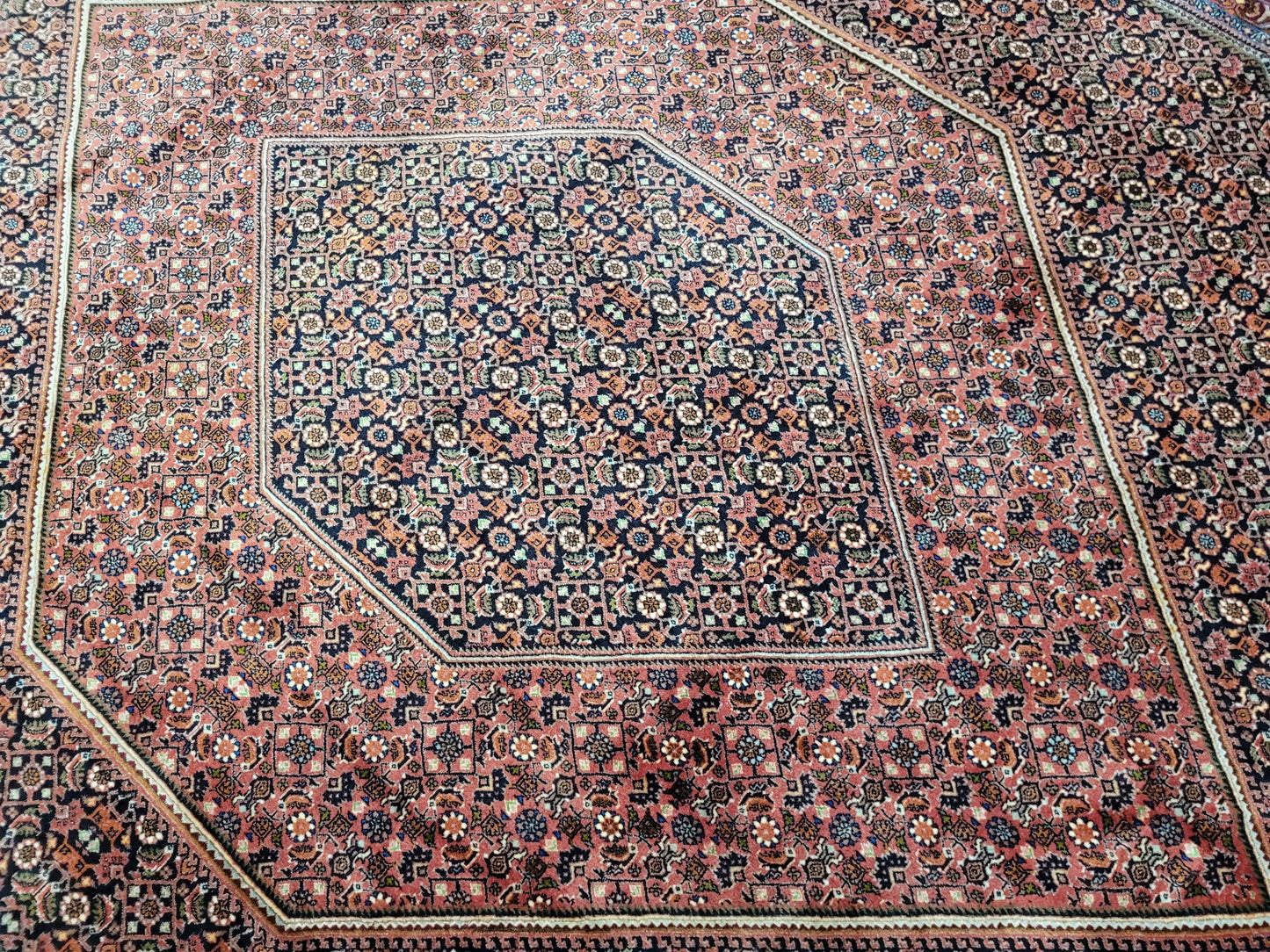 Bidjar Teppich Korkwolle signiert feine Knüpfung