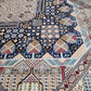 Nain Teppich Wolle mit Seide feine Knüpfung geometrisches Medaillon 310 × 200 cm