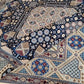 Nain Teppich Wolle mit Seide feine Knüpfung geometrisches Medaillon 310 × 200 cm