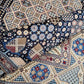 Nain Teppich Wolle mit Seide feine Knüpfung geometrisches Medaillon 310 × 200 cm