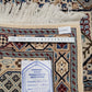 Nain Teppich Wolle mit Seide feine Knüpfung geometrisches Medaillon 310 × 200 cm