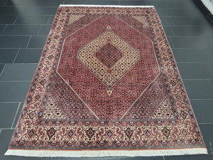 Täbriz Bidjar Tekab Teppich Korkwolle feine Knüpfung 270x210 cm