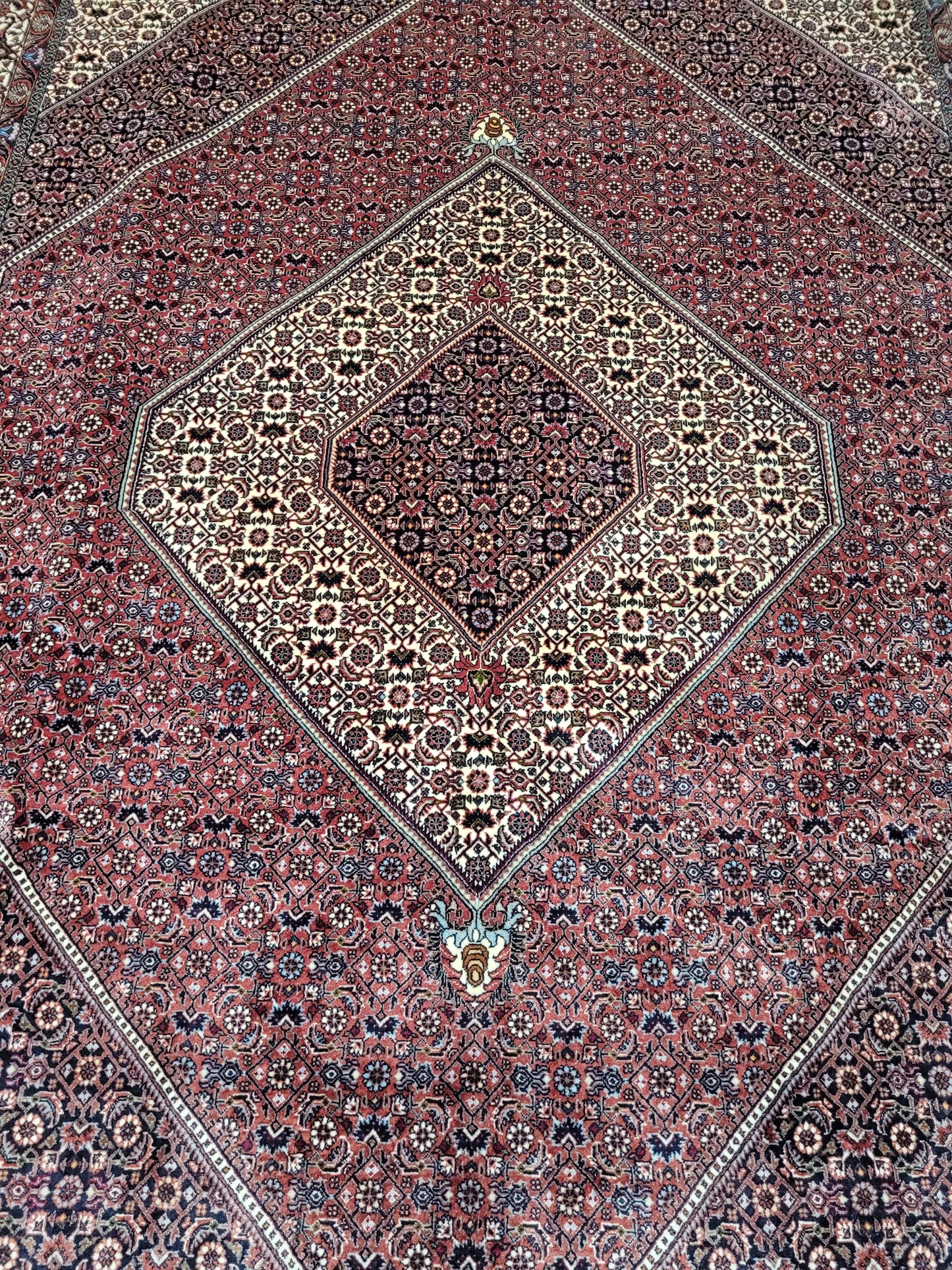 Täbriz Bidjar Tekab Teppich Korkwolle feine Knüpfung 270x210 cm