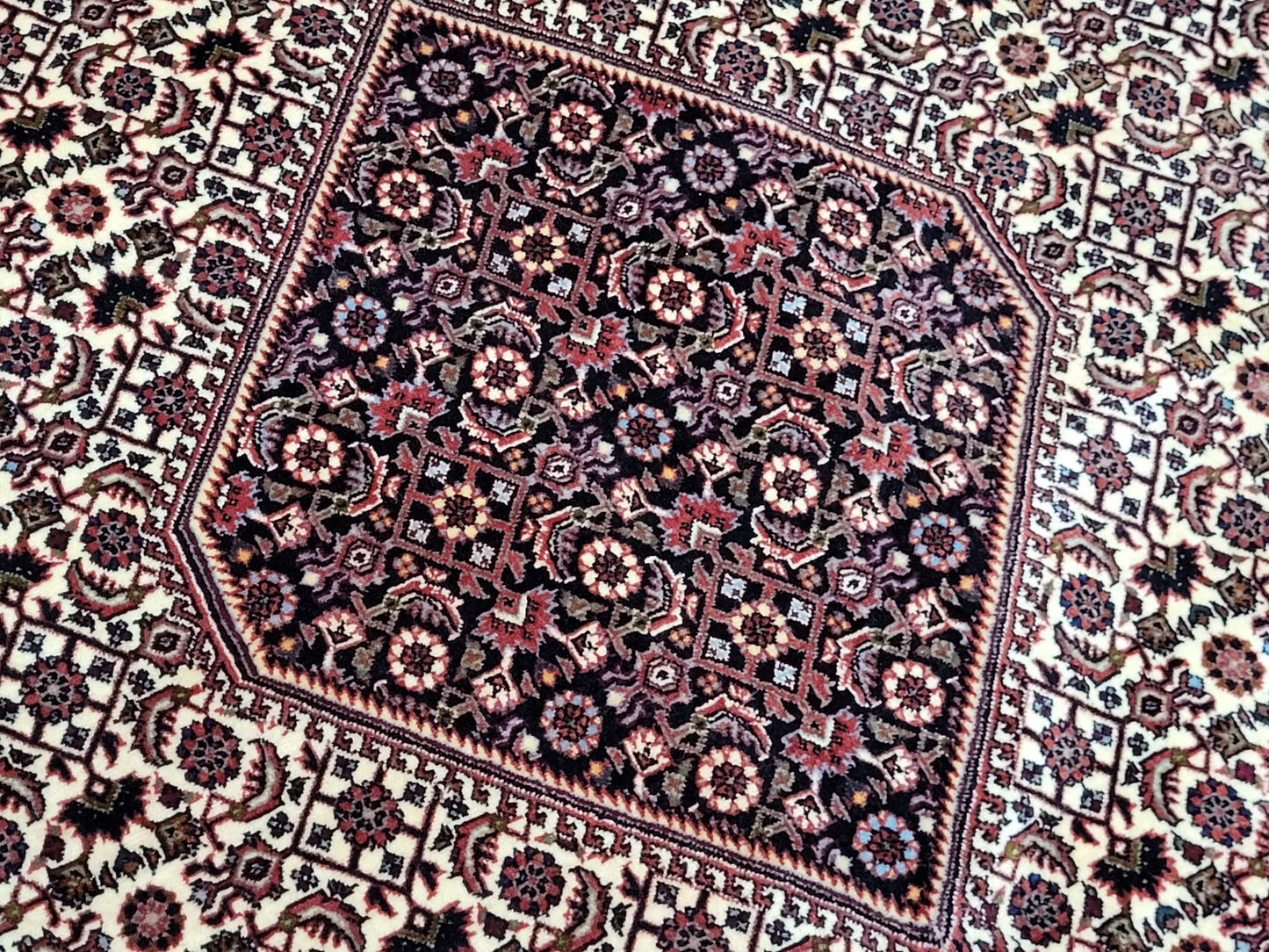 Täbriz Bidjar Tekab Teppich Korkwolle feine Knüpfung 270x210 cm