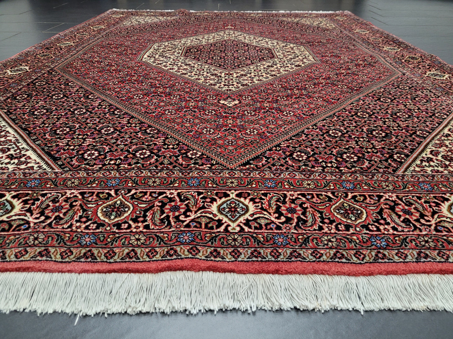 Bidjar Teppich Korkwolle feine Knüpfung 235x170 cm