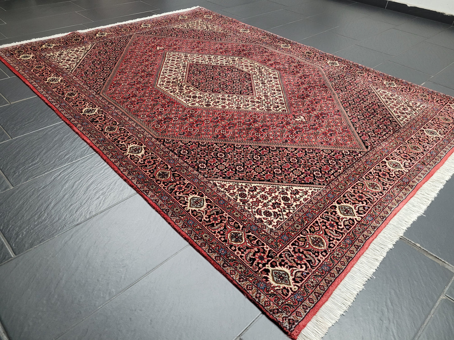 Bidjar Teppich Korkwolle feine Knüpfung 235x170 cm