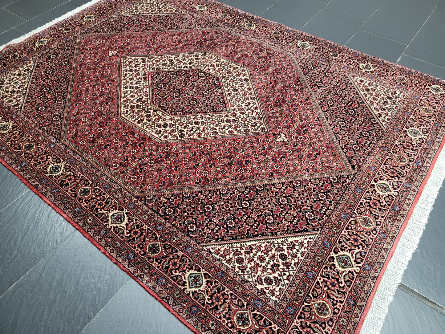Bidjar Teppich Korkwolle feine Knüpfung 235x170 cm