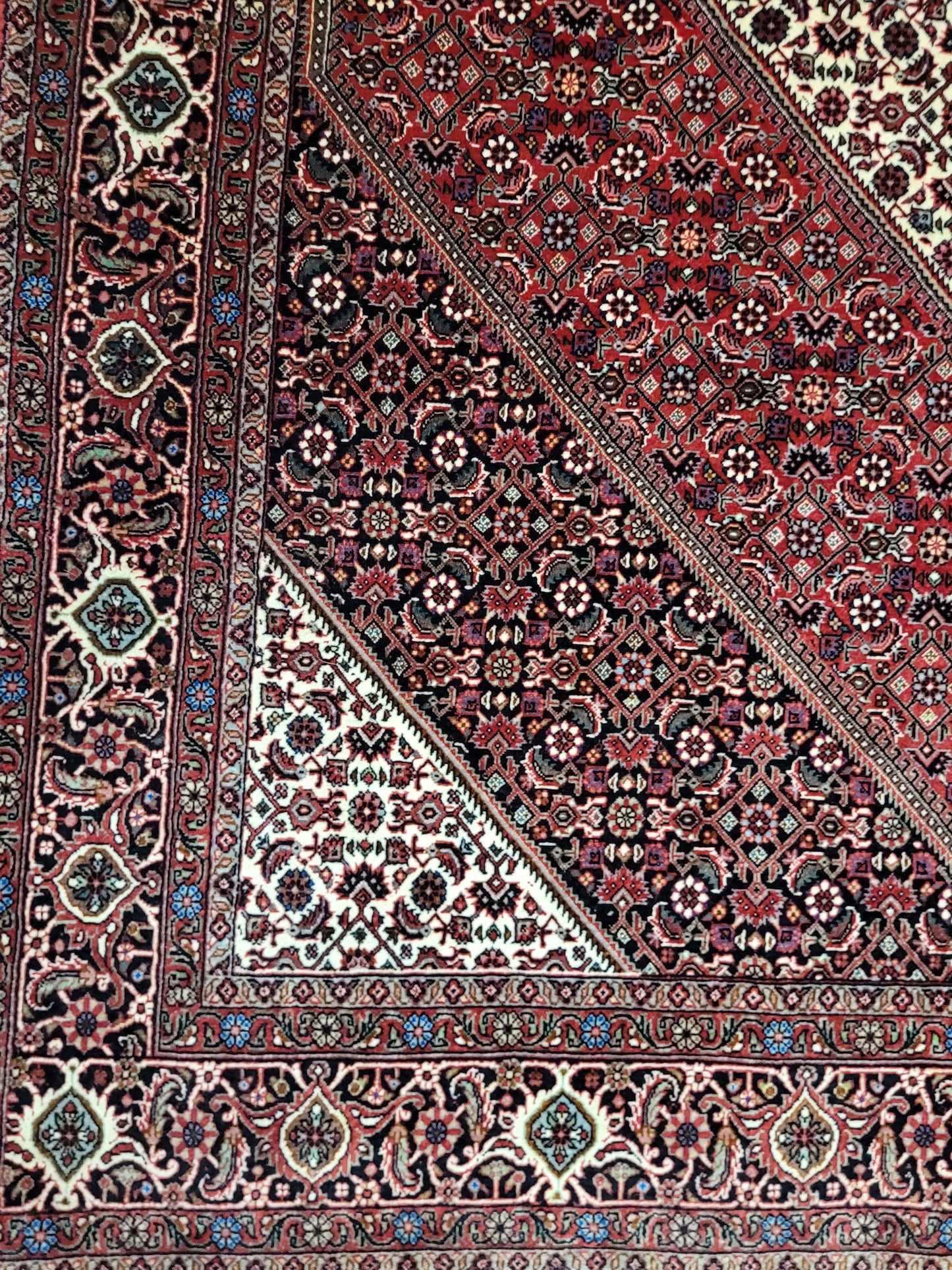 Bidjar Teppich Korkwolle feine Knüpfung 235x170 cm