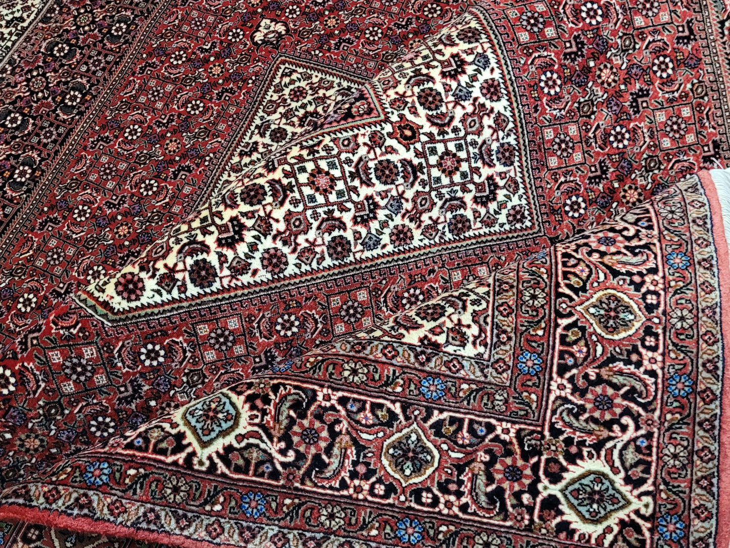 Bidjar Teppich Korkwolle feine Knüpfung 235x170 cm