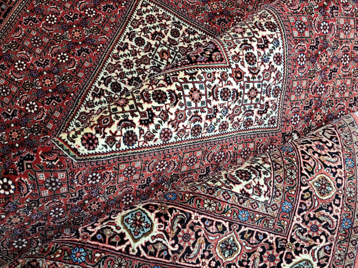 Bidjar Teppich Korkwolle feine Knüpfung 235x170 cm