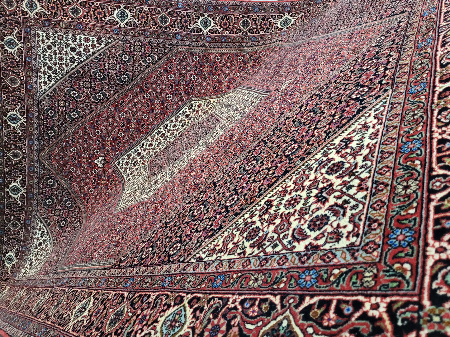 Bidjar Teppich Korkwolle feine Knüpfung 235x170 cm