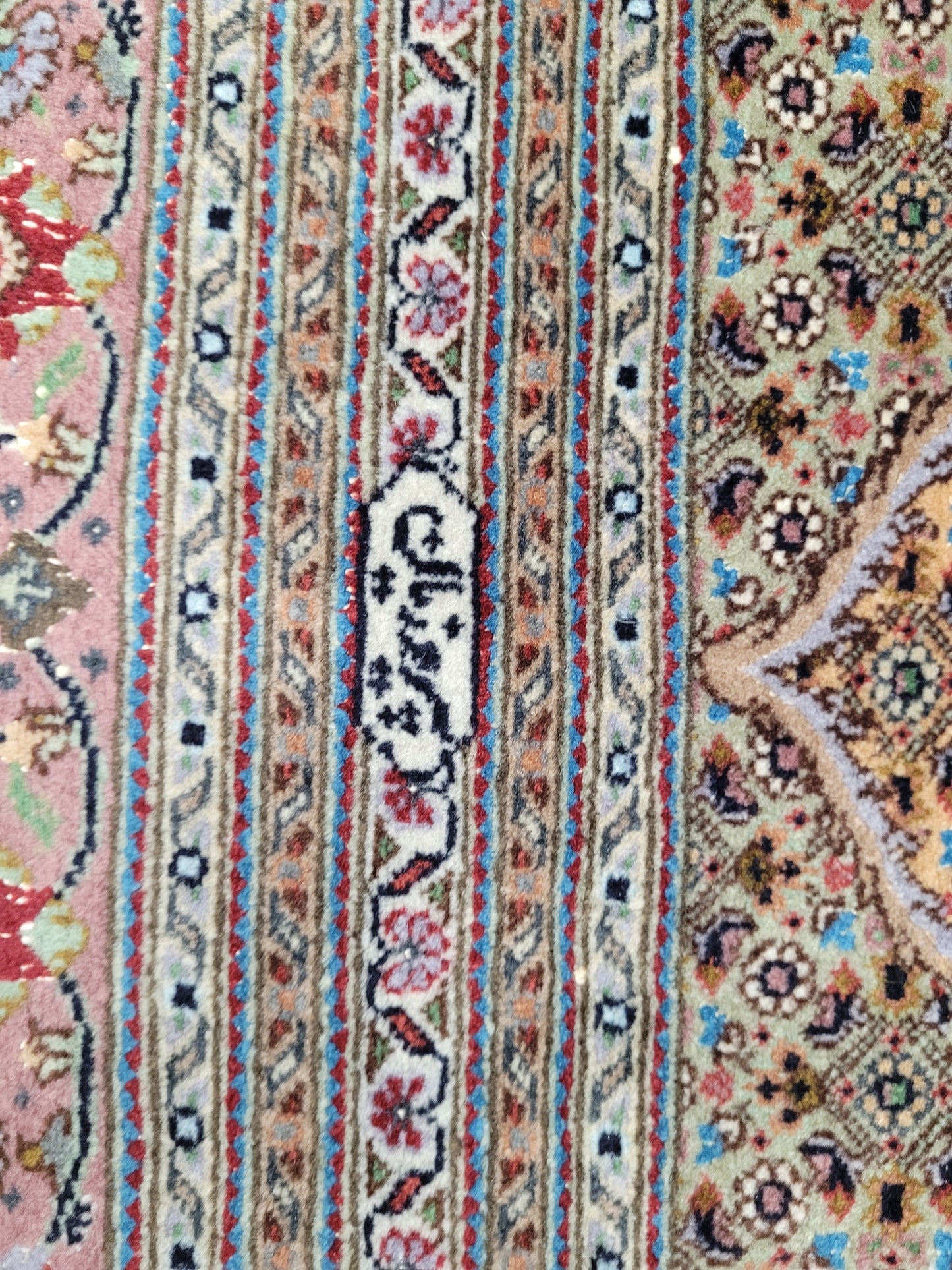 Täbriz Teppich Korkwolle feine Knüpfkunst 300 × 290 cm