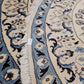 Nain Teppich Rund 200 cm Korkwolle feine Knüpfkunst