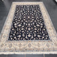 Nain Teppich 340x240 cm feine Wolle mit Seide klassisches Blumenmuster