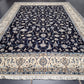 Nain Teppich 340x240 cm feine Wolle mit Seide klassisches Blumenmuster