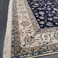 Nain Teppich 340x240 cm feine Wolle mit Seide klassisches Blumenmuster