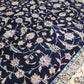Nain Teppich 340x240 cm feine Wolle mit Seide klassisches Blumenmuster