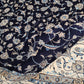 Nain Teppich 340x240 cm feine Wolle mit Seide klassisches Blumenmuster