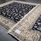 Nain Teppich 340x240 cm feine Wolle mit Seide klassisches Blumenmuster