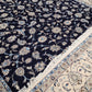 Nain Teppich 340x240 cm feine Wolle mit Seide klassisches Blumenmuster