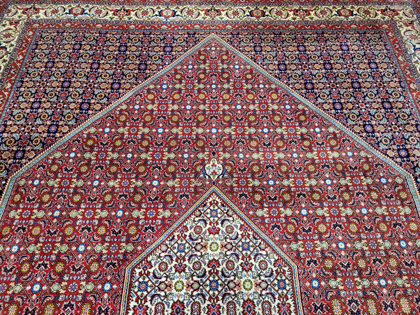 Bidjar Teppich 340x255 cm reine Korkwolle feine Knüpfung