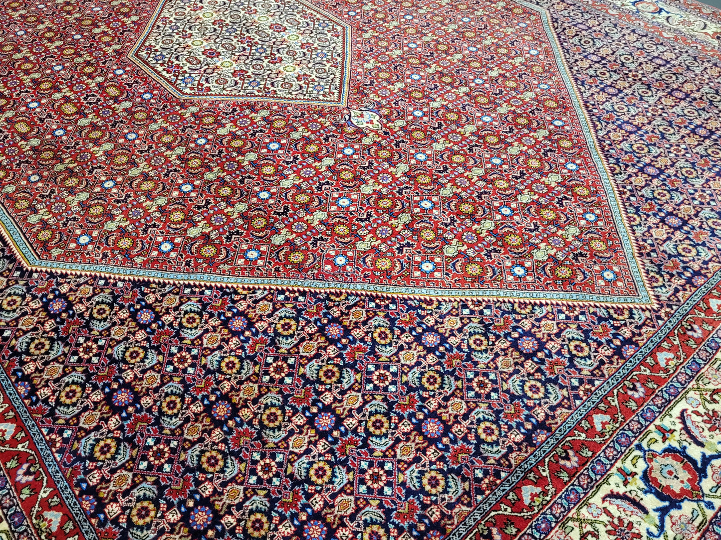 Bidjar Teppich 340x255 cm reine Korkwolle feine Knüpfung