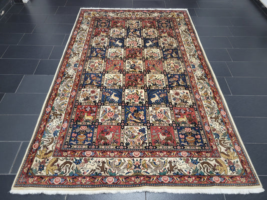 Sarough Teppich 310x200 cm reine Wolle feine Felderknüpfung