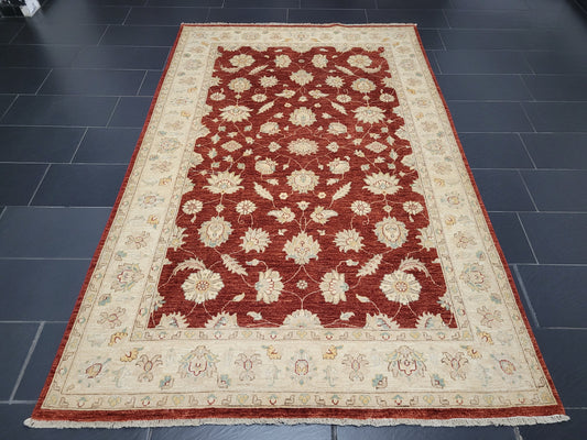 Ziegler Teppich 285x180 cm reine Ghazni Wolle klassisches Design
