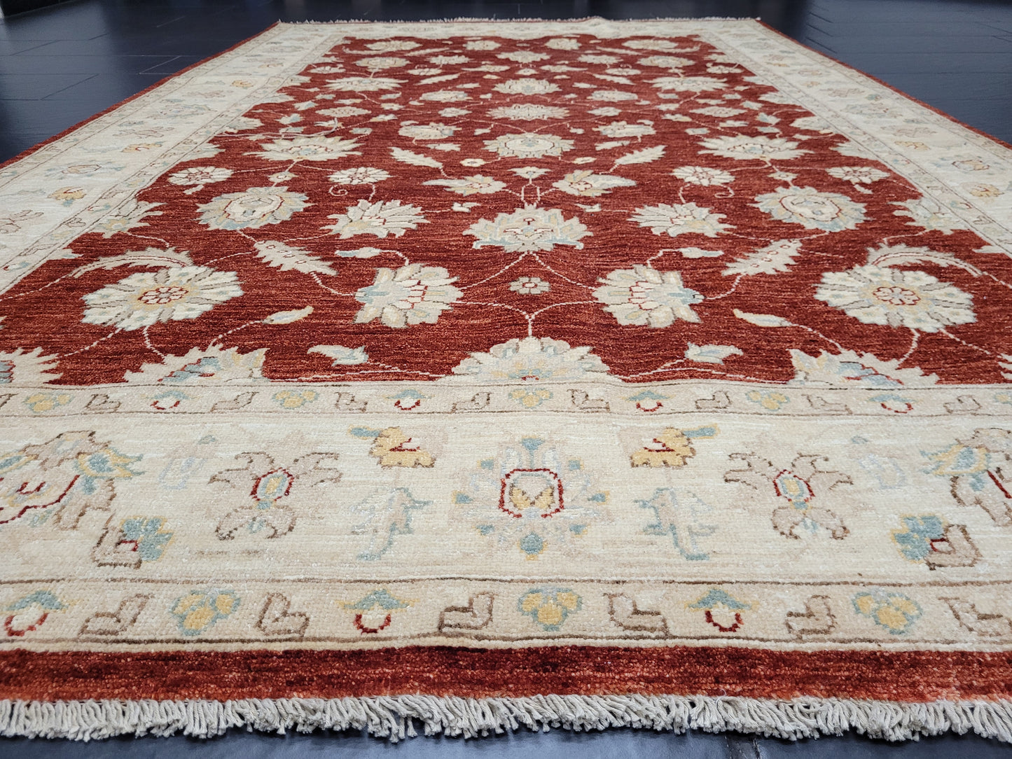 Ziegler Teppich 285x180 cm reine Ghazni Wolle klassisches Design