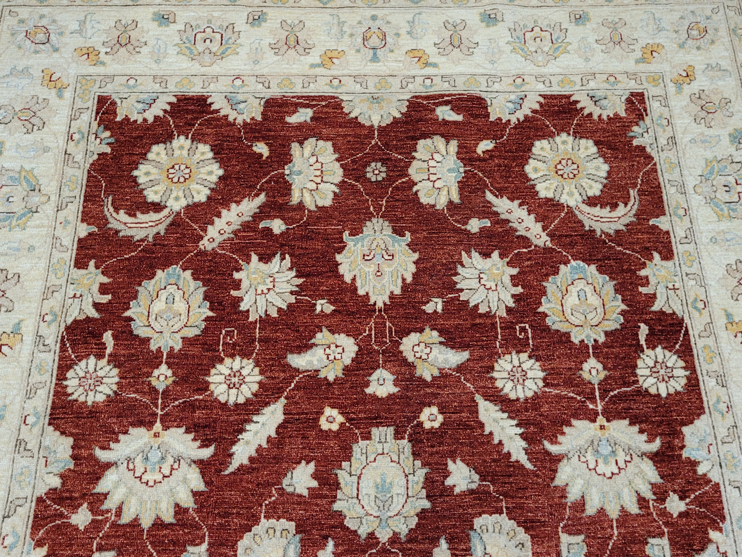 Ziegler Teppich 285x180 cm reine Ghazni Wolle klassisches Design