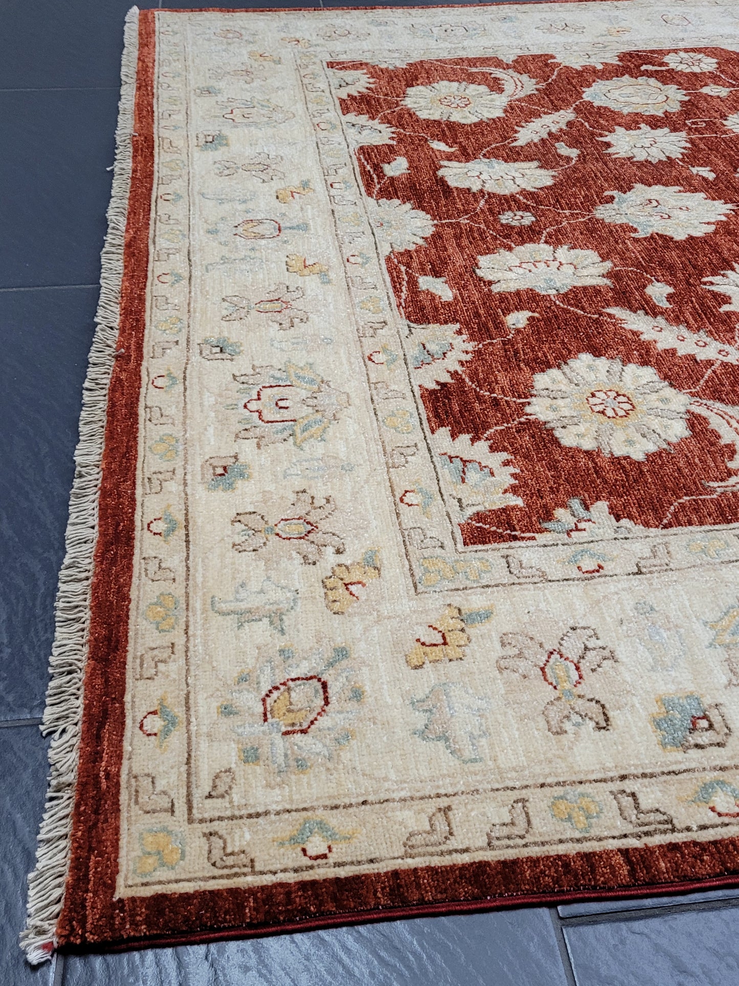 Ziegler Teppich 285x180 cm reine Ghazni Wolle klassisches Design