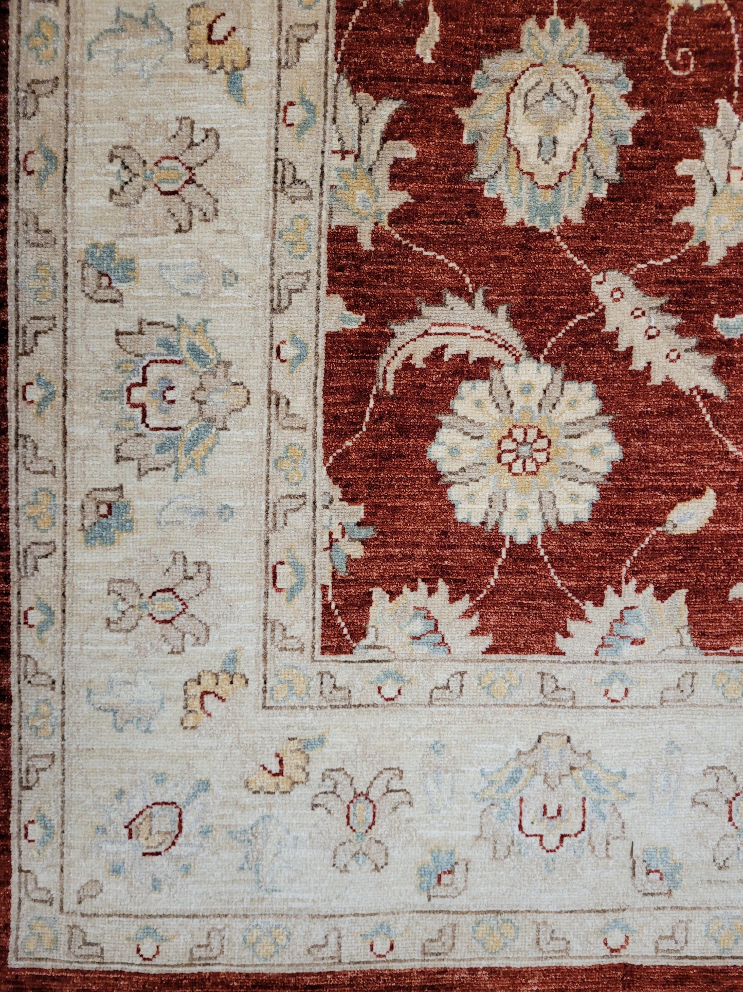 Ziegler Teppich 285x180 cm reine Ghazni Wolle klassisches Design