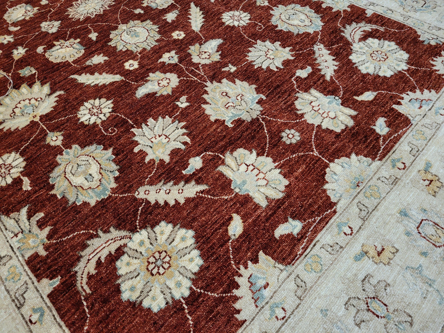 Ziegler Teppich 285x180 cm reine Ghazni Wolle klassisches Design