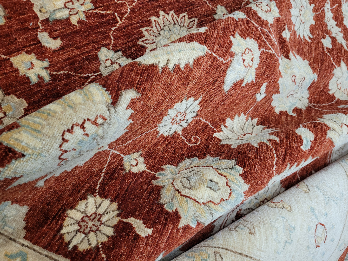 Ziegler Teppich 285x180 cm reine Ghazni Wolle klassisches Design