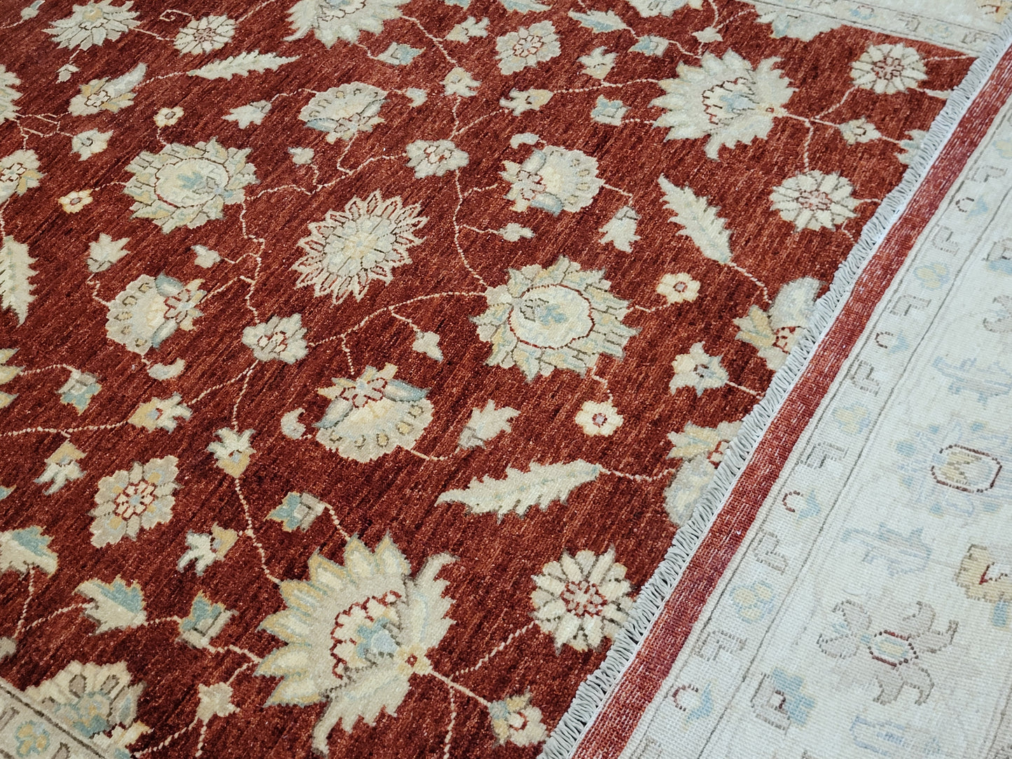 Ziegler Teppich 285x180 cm reine Ghazni Wolle klassisches Design