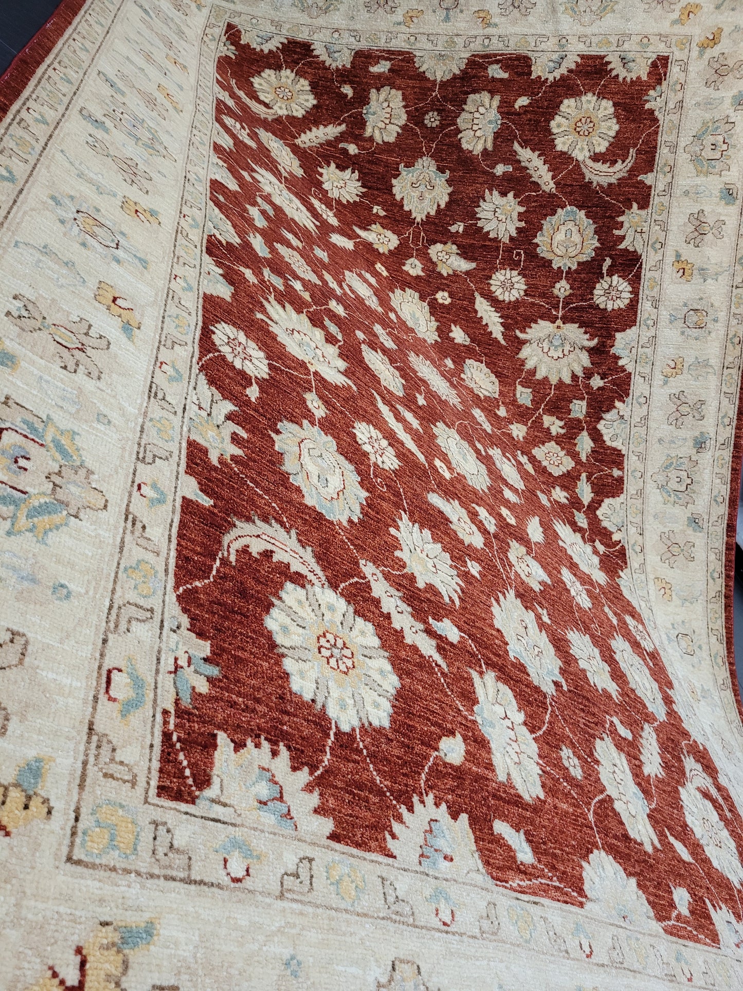 Ziegler Teppich 285x180 cm reine Ghazni Wolle klassisches Design