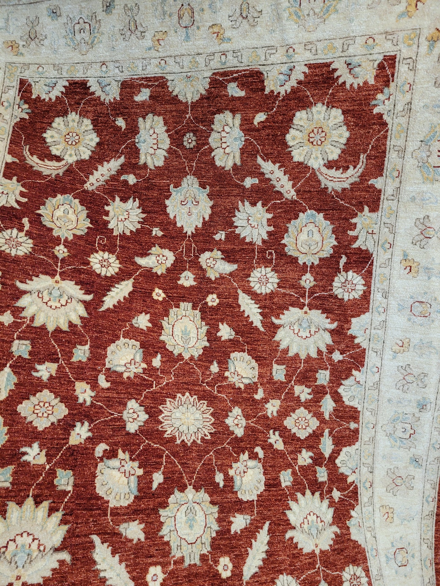 Ziegler Teppich 285x180 cm reine Ghazni Wolle klassisches Design