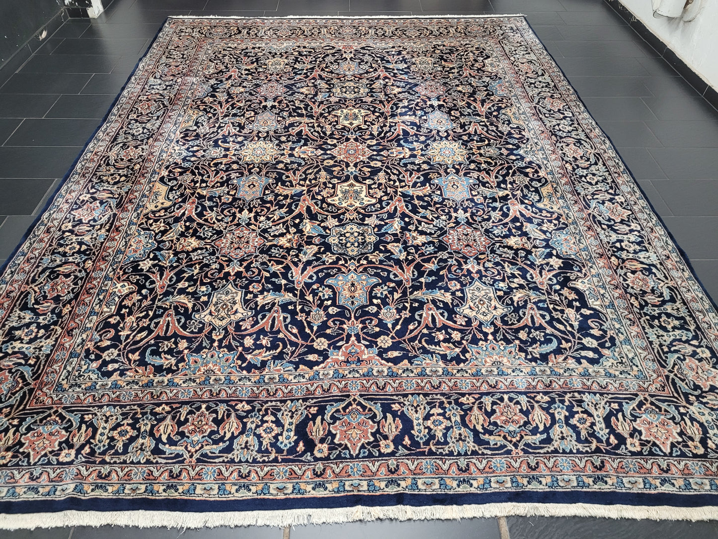 Kirman Teppich 400x300 cm reine Schurwolle feine Knüpfung