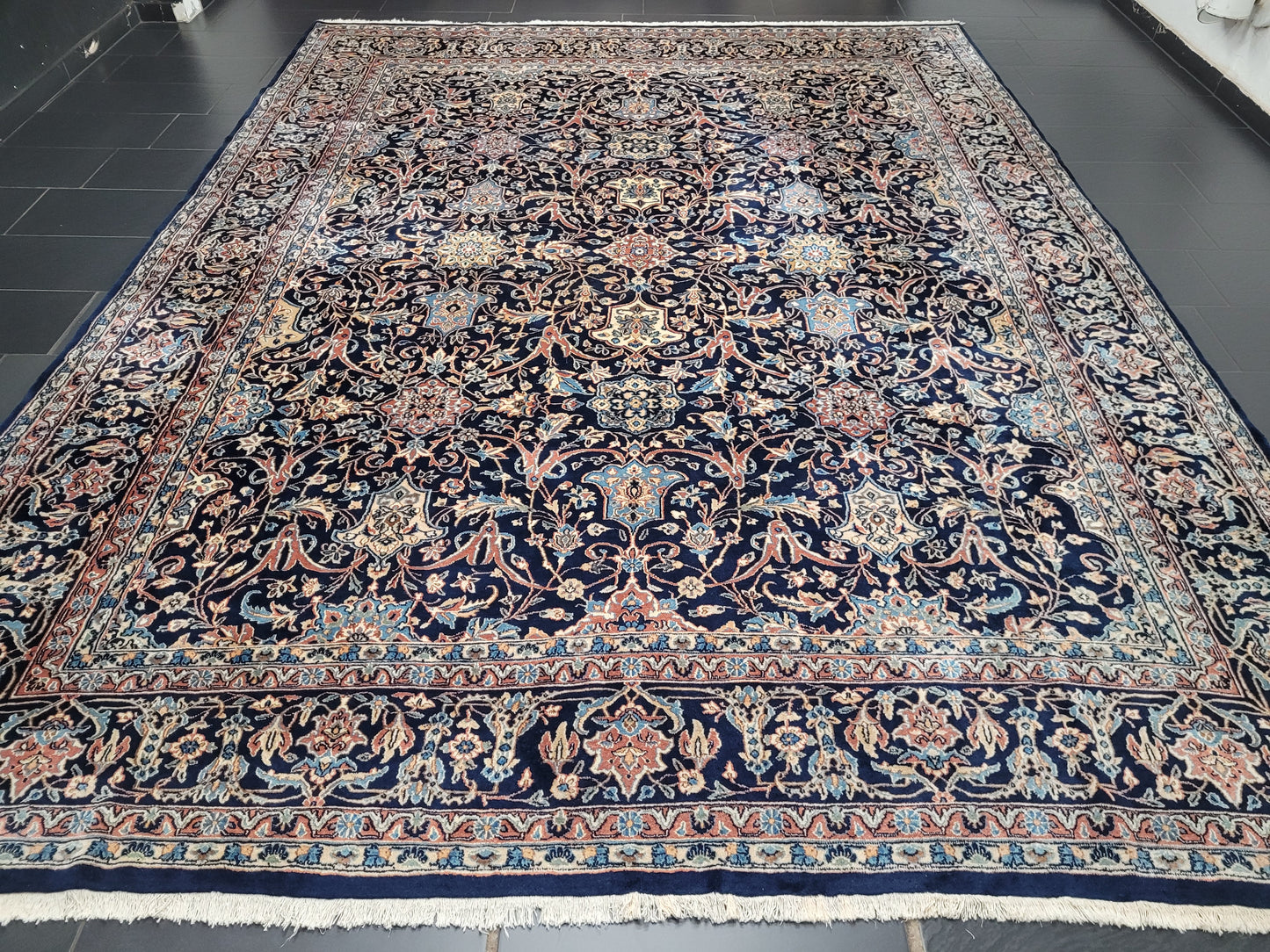 Kirman Teppich 400x300 cm reine Schurwolle feine Knüpfung