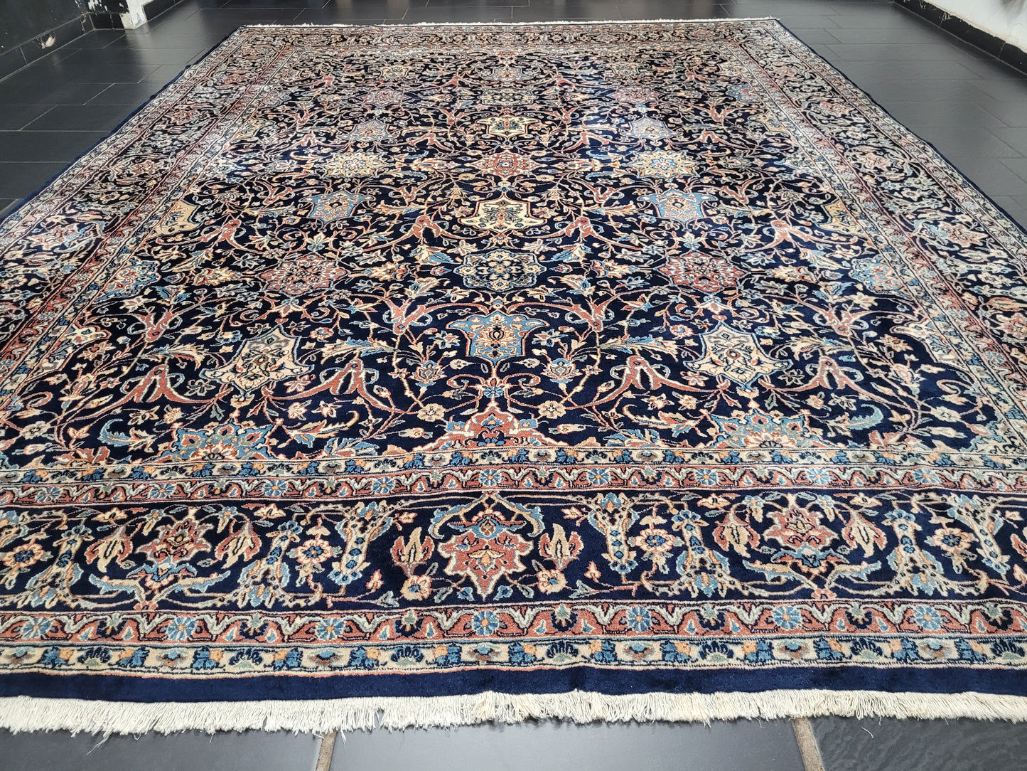 Kirman Teppich 400x300 cm reine Schurwolle feine Knüpfung