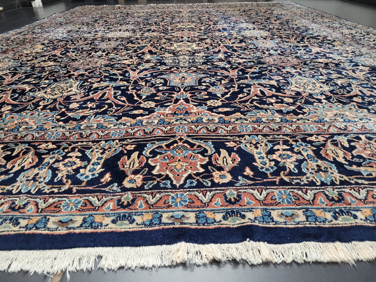 Kirman Teppich 400x300 cm reine Schurwolle feine Knüpfung
