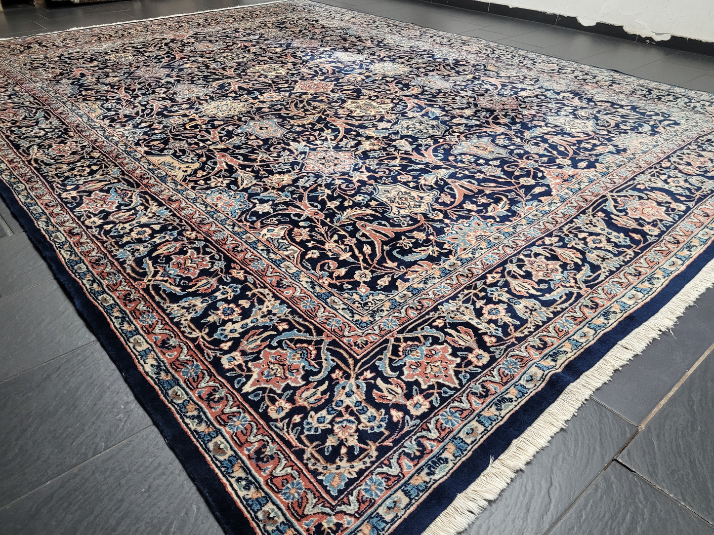 Kirman Teppich 400x300 cm reine Schurwolle feine Knüpfung