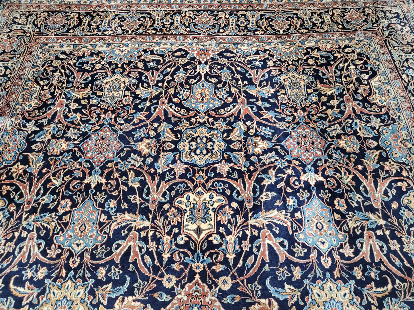 Kirman Teppich 400x300 cm reine Schurwolle feine Knüpfung